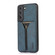 Samsung Galaxy S22 5G Denior DV Elastic Card PU Back Cover Phone Case - Blue