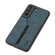 Samsung Galaxy S22 5G Denior DV Elastic Card PU Back Cover Phone Case - Blue