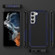 Samsung Galaxy S22 5G PC + TPU Shockproof Protective Phone Case - Blue+Black
