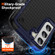 Samsung Galaxy S22 5G PC + TPU Shockproof Protective Phone Case - Blue+Black