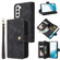 Samsung Galaxy S22 5G Multifunctional Card Slot Zipper Wallet Leather Phone Case - Black
