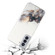Samsung Galaxy S22 5G Hollow Marble Pattern TPU Precise Hole Phone Protective Case - Black