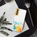 Samsung Galaxy S22 5G Hollow Marble Pattern TPU Precise Hole Phone Protective Case - Yellow