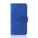 Samsung Galaxy S22 5G Skin Feel Magnetic Buckle Calf Texture PU Phone Case - Blue