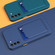 Samsung Galaxy S22 5G Skin Feel Card Contrast Color Button TPU Phone Case - Grey