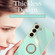 Samsung Galaxy S22 5G XINLI Straight Edge 6D Electroplate TPU Phone Case with Ring Holder - Mint Green
