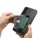Samsung Galaxy S22 5G Suteni H13 Card Wallet Wrist Strap Holder PU Phone Case - Black