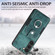 Samsung Galaxy S22 5G Retro Skin-feel Ring Card Wallet Phone Case - Green