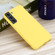 Samsung Galaxy S22 5G Pure Color Liquid Silicone Shockproof Full Coverage Phone Case - Yellow