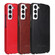Samsung Galaxy S22 5G Fierre Shann 64 Texture Vertical Flip PU Leather Phone Case - Red Samsung Galaxy S22 5G Fierre Shann 64 Texture Vertical Flip PU Leather Phone Case - Red