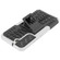 Samsung Galaxy S22 5G Tire Texture Shockproof TPU+PC Phone Case with Holder - White