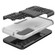Samsung Galaxy S22 5G Tire Texture Shockproof TPU+PC Phone Case with Holder - White