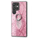 Samsung Galaxy S22 5G Snakeskin Ring Leather Back Cover Phone Case - Pink