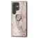 Samsung Galaxy S22 5G Snakeskin Ring Leather Back Cover Phone Case - Gray
