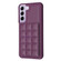 Samsung Galaxy S22 5G Grid Card Slot Holder Phone Case - Dark Purple