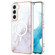 Samsung Galaxy S22 5G Marble Pattern Dual-side IMD Magsafe TPU Phone Case - White 006