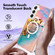 Samsung Galaxy S22 5G Marble Pattern Dual-side IMD Magsafe TPU Phone Case - Dream Butterfly