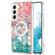 Samsung Galaxy S22 5G Marble Pattern Dual-side IMD Magsafe TPU Phone Case - Colorful Scales