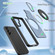 Samsung Galaxy S22 5G Rotating Ring Magnetic Holder Phone Case - Black Samsung Galaxy S22 5G Rotating Ring Magnetic Holder Phone Case - Black