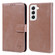 Samsung Galaxy S22 Skin Feeling Oil Leather Texture PU + TPU Phone Case - Champagne