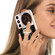 Samsung Galaxy S22 5G Electroplating Dual-side IMD Phone Case with Ring Holder - Retro Radio