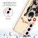 Samsung Galaxy S22 5G Electroplating Dual-side IMD Phone Case with Ring Holder - Lucky Dog