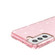 Samsung Galaxy S22 5G Shockproof Terminator Style Glitter Powder Protective Phone Case - Pink