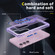 Samsung Galaxy S22 5G Skin Feel TPU + PC MagSafe Magnetic Phone Case - Transparent Purple