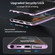 Samsung Galaxy S22 5G HD Full Cover Magsafe Magnetic Metal Tempered Glass Phone Case - Silver
