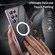 Samsung Galaxy S22 5G HD Full Cover Magsafe Magnetic Metal Tempered Glass Phone Case - Silver