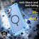 Samsung Galaxy S22 5G Skin Feel TPU + PC MagSafe Magnetic Phone Case - Transparent Blue