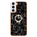 Samsung Galaxy S22 5G Electroplating Dual-side IMD Phone Case with Ring Holder - Equation