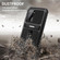 Samsung Galaxy S22 5G Triple-proof Armor Life Waterproof Phone Case with Holder - Black