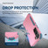 Samsung Galaxy S22 5G TPU + PC Shockproof Phone Case - Pink+Blue