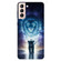 Samsung Galaxy S22 5G Coloured Drawing Pattern Highly Transparent TPU Phone Protective Case - Lion