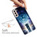 Samsung Galaxy S22 5G Coloured Drawing Pattern Highly Transparent TPU Phone Protective Case - Lion