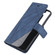 Samsung Galaxy S22 5G Skin Feel Splicing Horizontal Flip Leather Phone Case - Blue