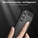 Samsung Galaxy S22 5G MOFI Gentleness Series Brushed Texture Carbon Fiber Soft TPU Case - Gray