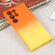 Samsung Galaxy S22 5G Liquid TPU Silicone Gradient MagSafe Phone Case - Orange Yellow