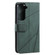 Samsung Galaxy S22 5G Skin Feel Splicing Horizontal Flip Leather Phone Case - Green