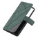 Samsung Galaxy S22 5G Skin Feel Splicing Horizontal Flip Leather Phone Case - Green