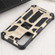 Samsung Galaxy S22 5G Shockproof TPU + PC Magnetic Protective Phone Case with Holder - Gold