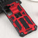 Samsung Galaxy S22 5G Shockproof TPU + PC Magnetic Protective Phone Case with Holder - Red