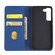 Samsung Galaxy S22 5G Strong Magnetism Liquid Feel Horizontal Flip Leather Phone Case - Blue