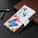 Samsung Galaxy S22 5G Colored Drawing Pattern Zipper Horizontal Flip Phone Leather Case with Holder & Card Slots & Wallet - Two Butterflies