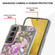 Samsung Galaxy S22 Flowers and Plants Series IMD TPU Phone Case - Purple Peony