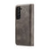 Samsung Galaxy S22 5G DG.MING Crazy Horse Texture Detachable Magnetic Leather Phone Case - Grey