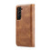 Samsung Galaxy S22 5G DG.MING Crazy Horse Texture Detachable Magnetic Leather Phone Case - Brown