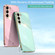 Samsung Galaxy S22 5G XINLI Straight Edge 6D Electroplate TPU Phone Case - Pink