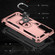 Samaung Galaxy S22 5G Shockproof TPU + PC Protective Case with 360 Degree Rotating Holder - Rose Gold